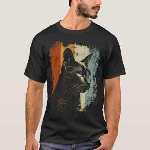 Camiseta Desenho Retro Vintage Pixiebob Gato Pixie Bob
