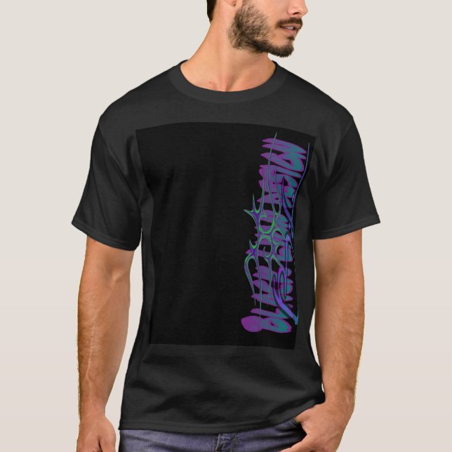 Camiseta desenho tribal b.l. (Frente)
