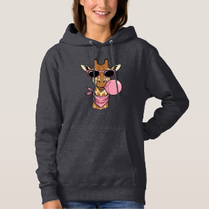 Camiseta Desenho Vetorial Chiclete Girafa Xilogravura Vinta