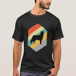 Camiseta Desenho Vintage de Cachorro Alaskan Klee Kai