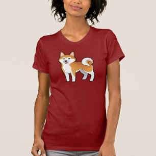 Camiseta Desenhos animados Akita Inu/Shiba Inu