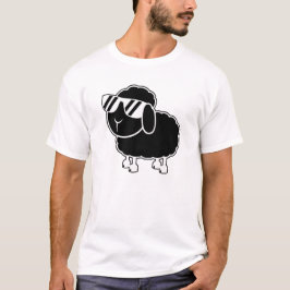 Camiseta Desenhos animados bonitos das ovelhas negras