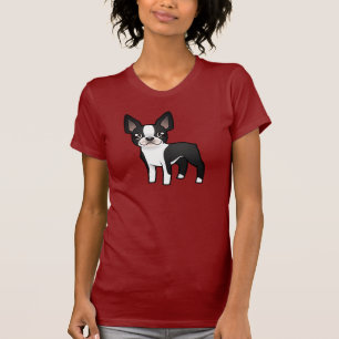 Camiseta Desenhos animados Boston Terrier