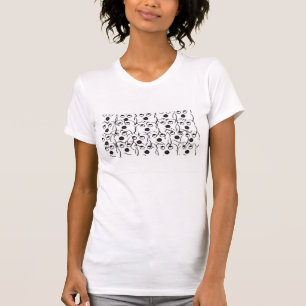 Camiseta Desenhos animados de de Tulear Cão do algodão -
