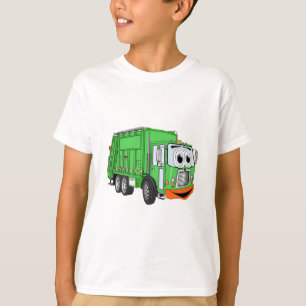 Camiseta Desenhos animados de sorriso parvos do caminhão de