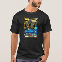 Desenhos animados do carro de 57 Chevy