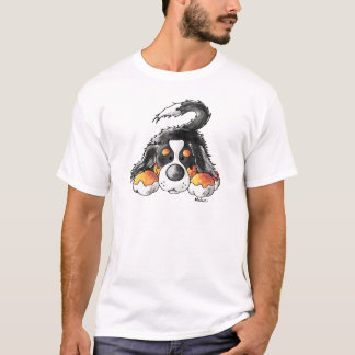 Camiseta Desenhos animados engraçados do cão de montanha de