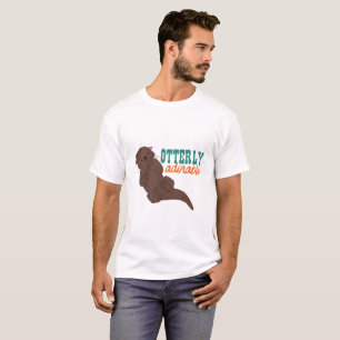 Camiseta Desenhos animados engraçados Otterly animal da