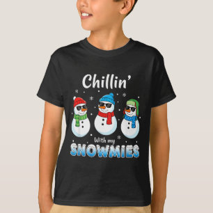 Camiseta Desenhos Animados Relaxando Com Meus Bonecos de Ne