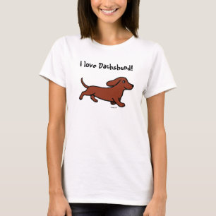 Camiseta Desenhos animados Running do Dachshund