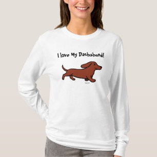 Camiseta Desenhos animados Running do Dachshund