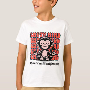 Camiseta Desenhos ao Vivo Macaco Manifestante Divertido, In