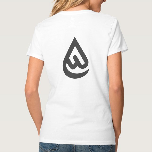 Camiseta desenhos Ardhon que permitem expressar-se (Verso)