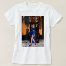 Camiseta Desenhos criativos da senhora LeeMariie Qc