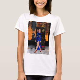 Camiseta Desenhos criativos da senhora LeeMariie Qc