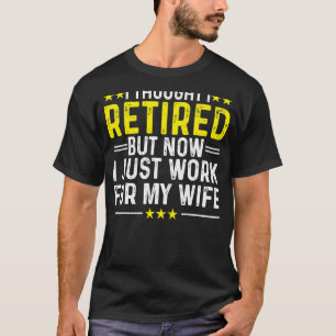 Camiseta Desenhos de Aposentadoria Homens Pai Despedida de 
