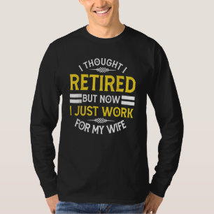 Camiseta Desenhos de Aposentadoria Homens Pai Festa de Solt