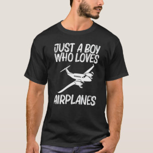 Camiseta Desenhos De Aviões Para Homens Rapazes Piloto Lega