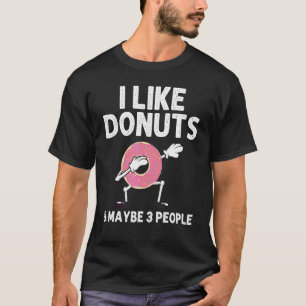 Camiseta Desenhos de Donut Para Homens Mulheres Amante de D