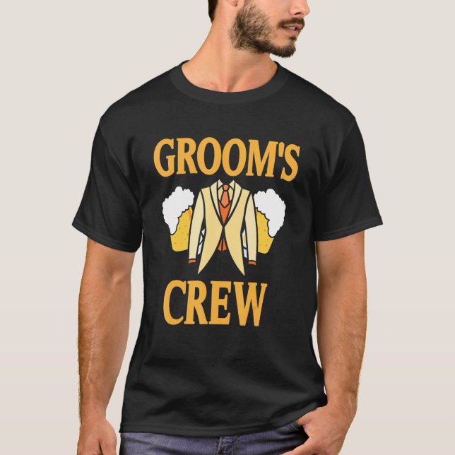 Camiseta Desenhos de festa de despedida de solteiro retro l (Frente)