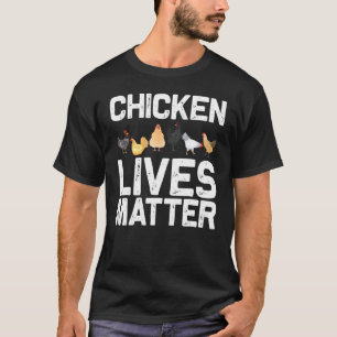 Camiseta Desenhos de Frango Para Homens Mulheres Agricultur