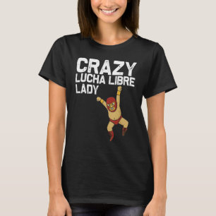 Camiseta Desenhos de Luta Livre Mulheres Mãe Luta Livre Mex
