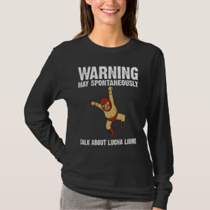 Camiseta Desenhos de Luta Livre para Homens e Mulheres Másc