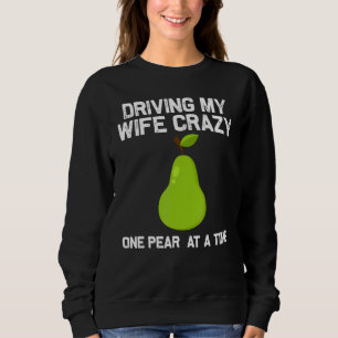Camiseta Desenhos de Pêra Para Homens Pai Jardinagem Vegan 