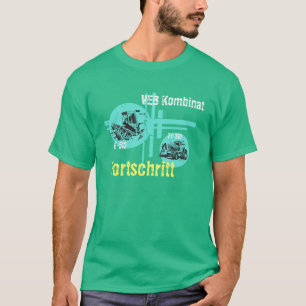 Camiseta Desenhos de publicidade progresso DDR