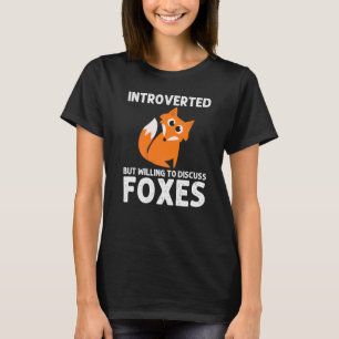 Camiseta Desenhos de Raposa Para Homens Mulheres Raposas An