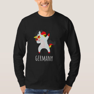 Camiseta Desenhos de Unicórnio de Bandeiras de Países - Uni