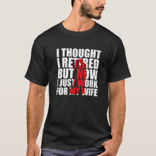 Camiseta Desenhos Divertidos de Aposentadoria para Homens P