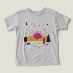 Camiseta Desenhos e modas de arte sunshine