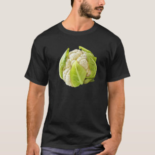 Camiseta Desenhos Engraçados de Couve-Flor Amante de Legume