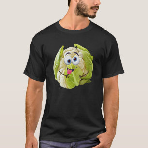 Camiseta Desenhos engraçados de couve-flor para amantes de