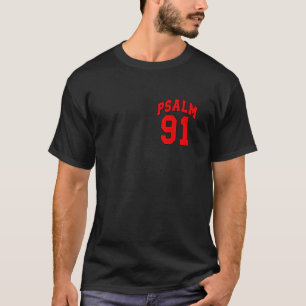 Camiseta Desenhos Frente Verso, Salmo 91 O Senhor é Meu Ref