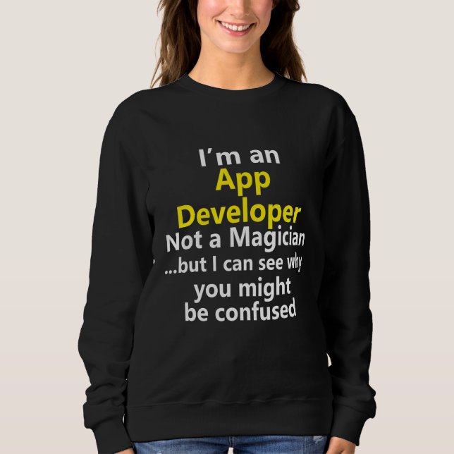 Camiseta Desenvolvedor de Aplicativos Web Móveis para Celul (Frente)