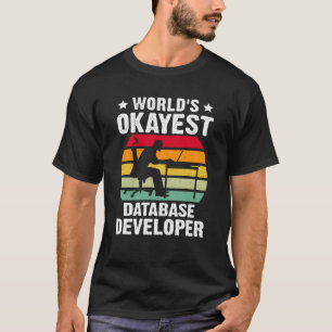 Camiseta Desenvolvedor de Banco de Dados Mais ou Menos do M