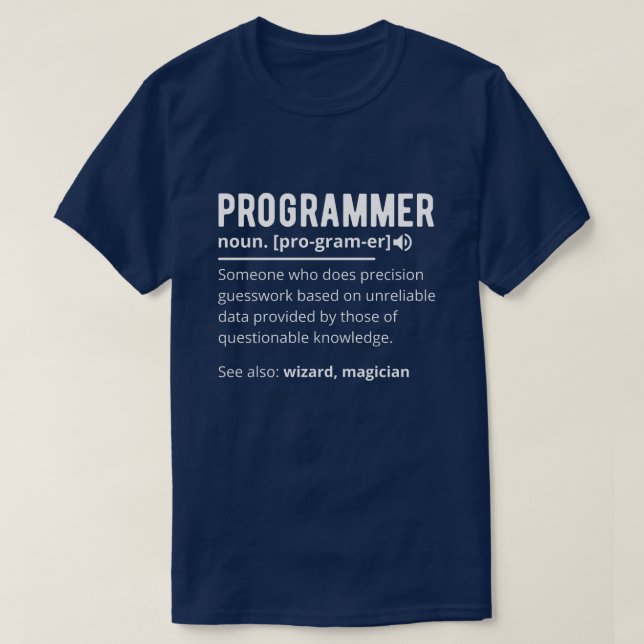 Camiseta Desenvolvedor de código do programador engraçado s (Frente do Design)