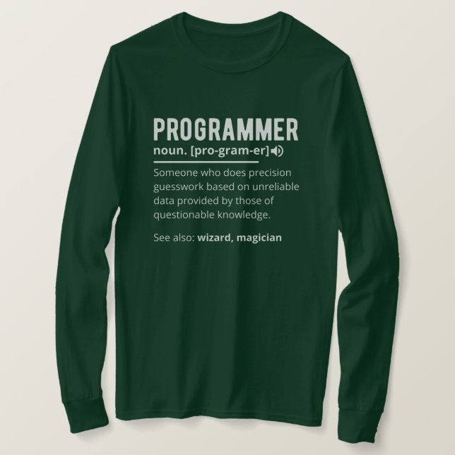 Camiseta Desenvolvedor de código do programador engraçado s (Frente do Design)