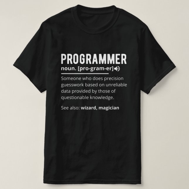 Camiseta Desenvolvedor de código do programador engraçado s (Frente do Design)