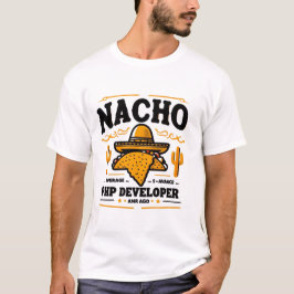 Camiseta Desenvolvedor de PHP Médio Nacho - Arma de Codific