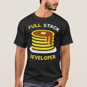 Camiseta Desenvolvedor de pilha de cheio - Programador Engr
