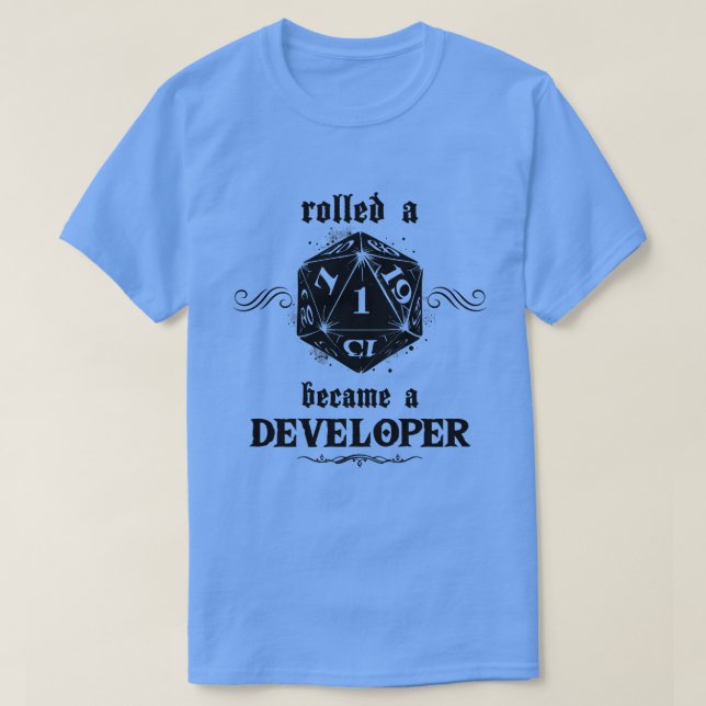 Camiseta Desenvolvedor de Roll Infeliz (Frente do Design)