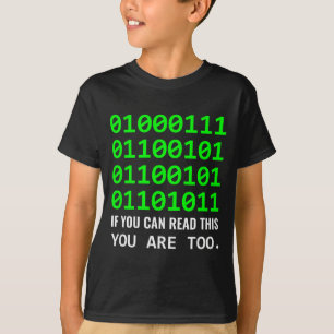 Camiseta Desenvolvedor de Software Código Binário Computado