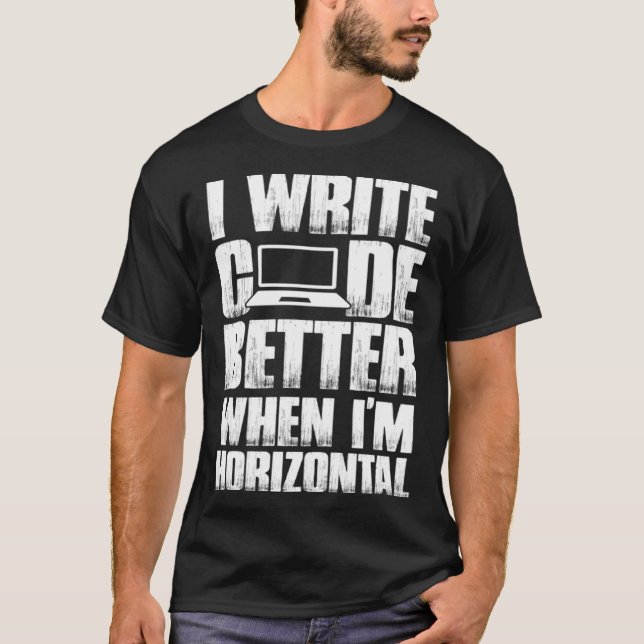 Camiseta Desenvolvedor de software, escrevo código melhor q (Frente)
