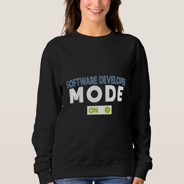 Camiseta Desenvolvedor de Software Modo Ativado Profissão C (Frente)