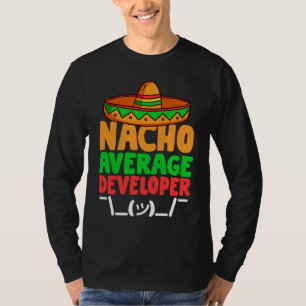 Camiseta Desenvolvedor de Software Não Mediano Programa de 