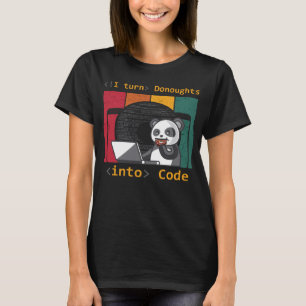 Camiseta desenvolvedor de software web doughnut rosquinha p