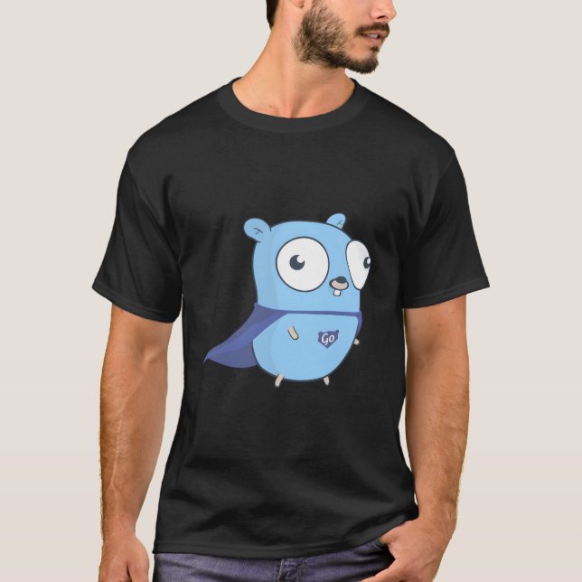 Camiseta Desenvolvedor Go Super Golang (Frente)
